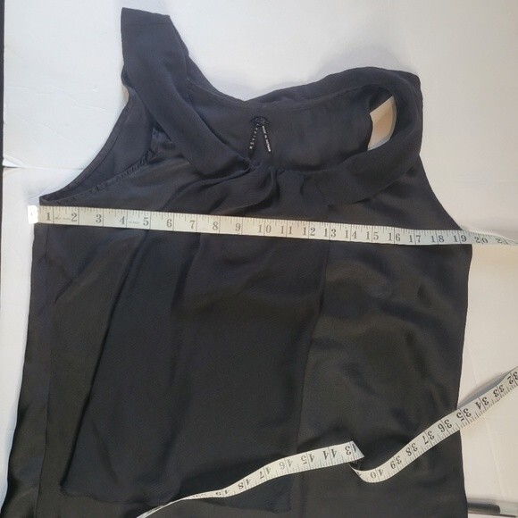 Lapis Black Sleeveless Blouse Top Size Medium - Picture 4 of 7